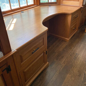 Cherry Built-in Desk