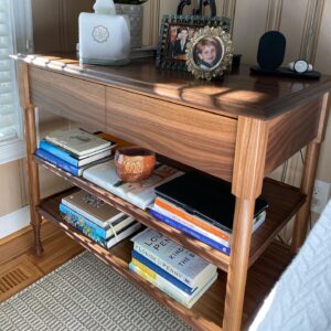 Walnut End Table