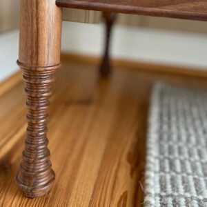 Walnut End Table Leg Detail